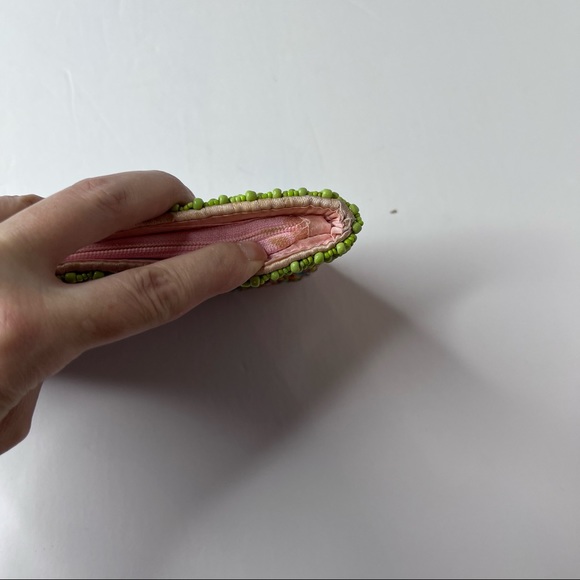 Beaded Clutch Pouch Multi-Color Heavy Beading - Picture 5 of 6